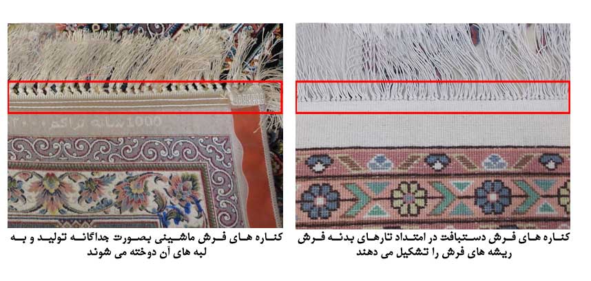 تفاوت فرش ماشینی و فرش دستبافت یکی از موضوعاتی است که برخی از خریداران فرش با آن روبرو هستند. ما در این گزارش فرق فرش ماشینی و دستبافت را برای شما بازگو می‌کنیم.