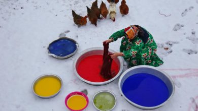Photo of رنگ های مورد علاقه بافندگان عشایر فارس