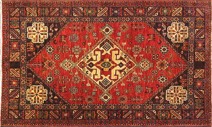 بررسی نقش های قالی قشقایی